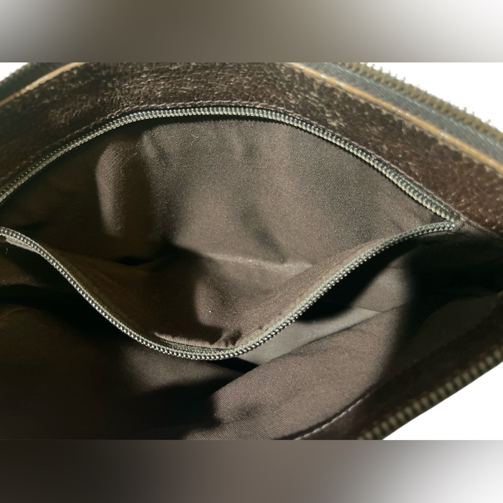 AUTHENTIC Gucci Brown Canvas Crossbody Bag - Picture 5 of 12